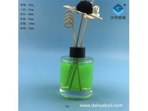 150ml螺紋口圓柱形玻璃香薰分裝瓶