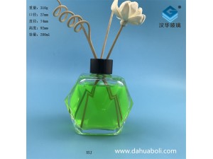 200ml多邊形玻璃香薰分裝瓶